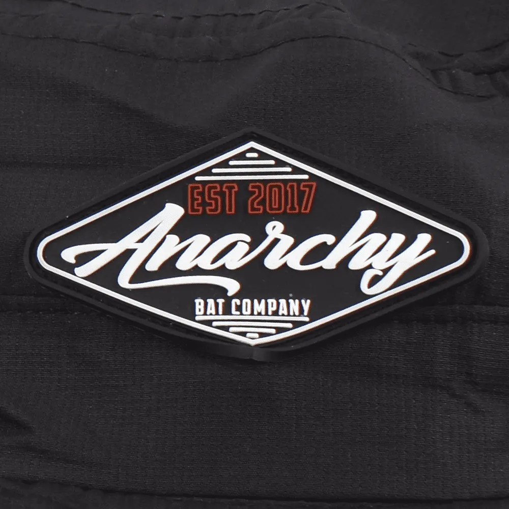 Anarchy Bucket Hat Black with Black Patch