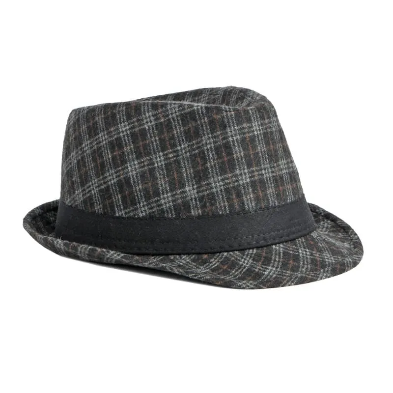 Barbrow Tartan Cotton Trilby Hat