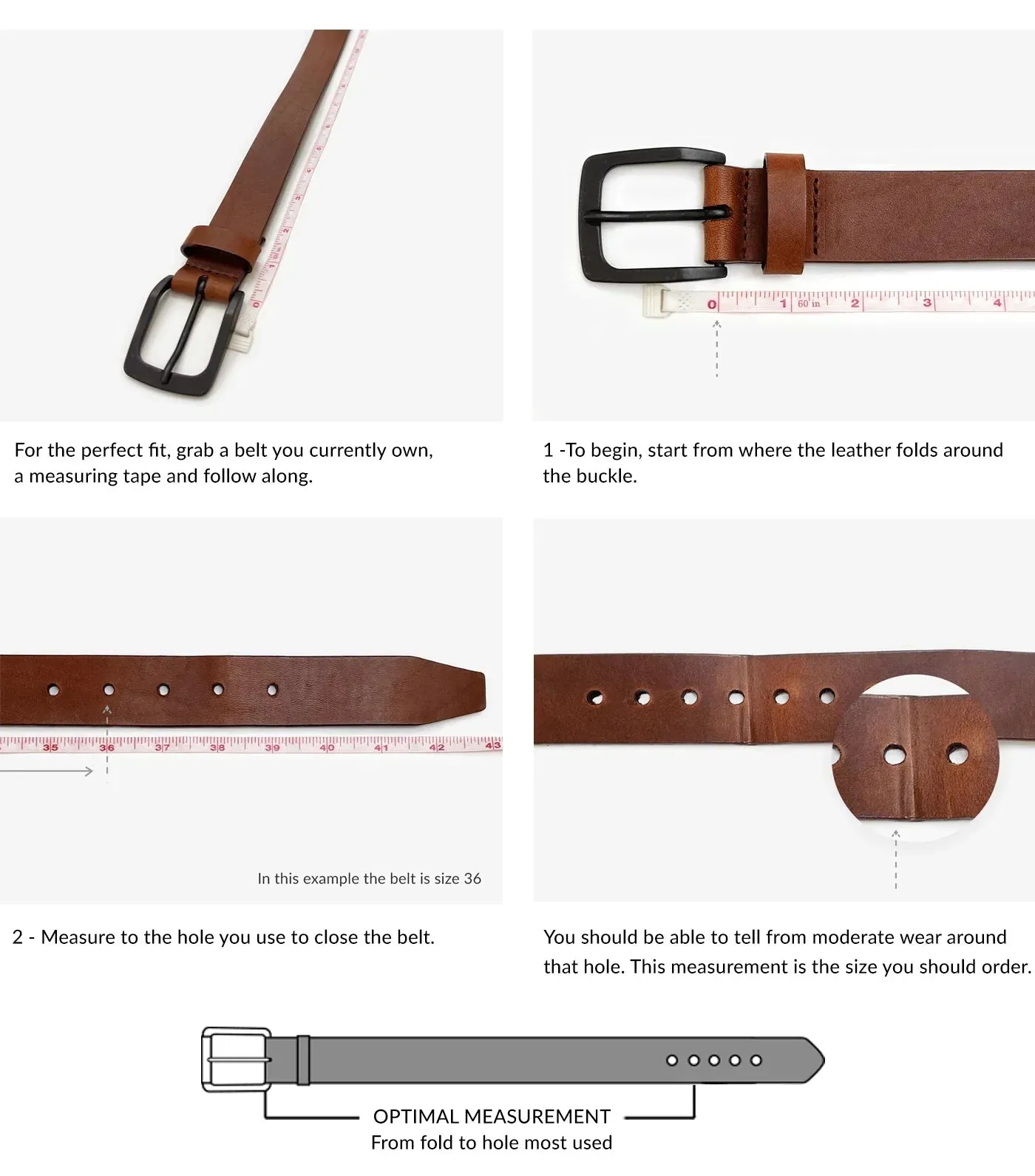 Brave Greta Shrunken Leather Belt