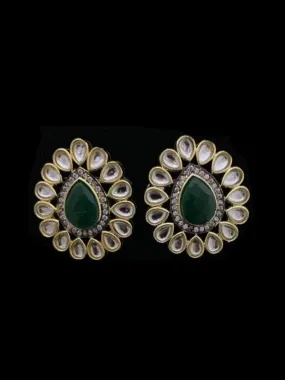 Briollette Studded Earring