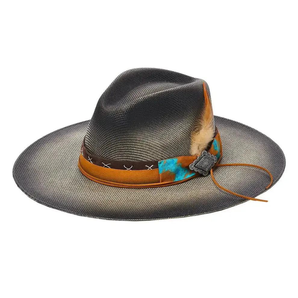 California Hats Robin - Wide Brim Straw Fedora Cowgirl Hat