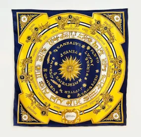 CELESTIAL SILK SCARF - YELLOW