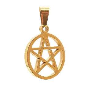 Charm Coven Pentagram Charm Gold