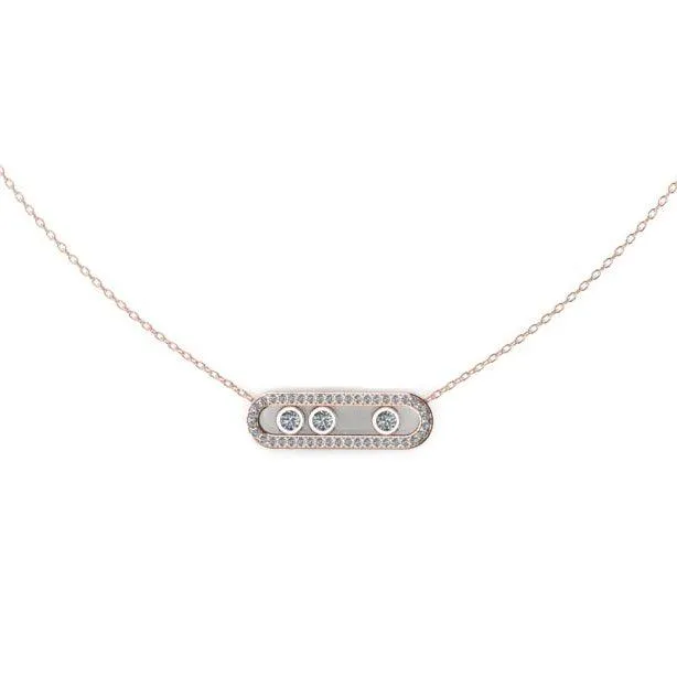 Diamond Pendant Necklace 14K 0.36ct