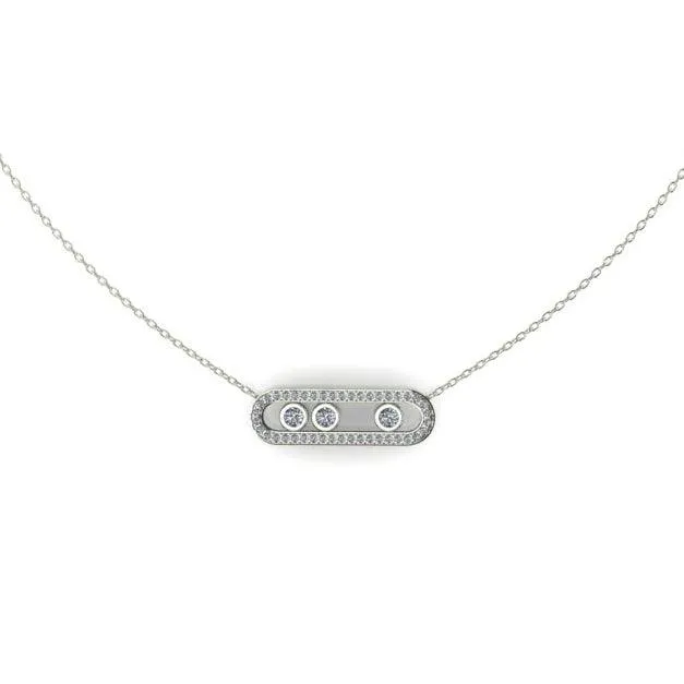 Diamond Pendant Necklace 14K 0.36ct