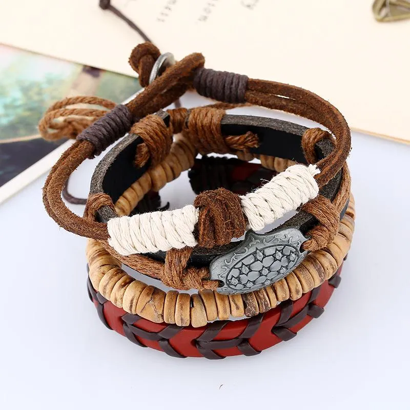 DIY Leather Stacked Jumbo Bracelet