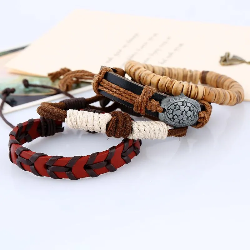 DIY Leather Stacked Jumbo Bracelet