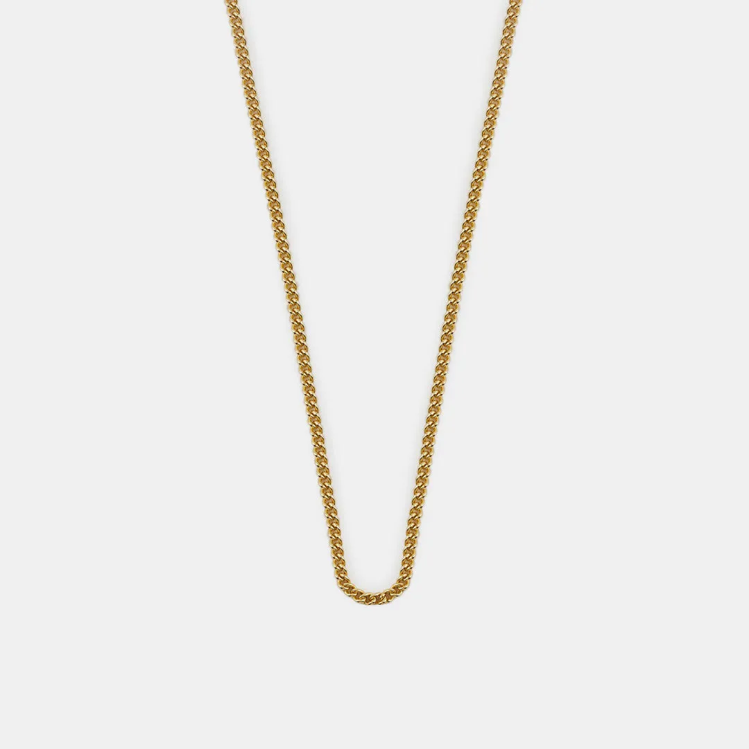 Gold Non Adjustable Chain