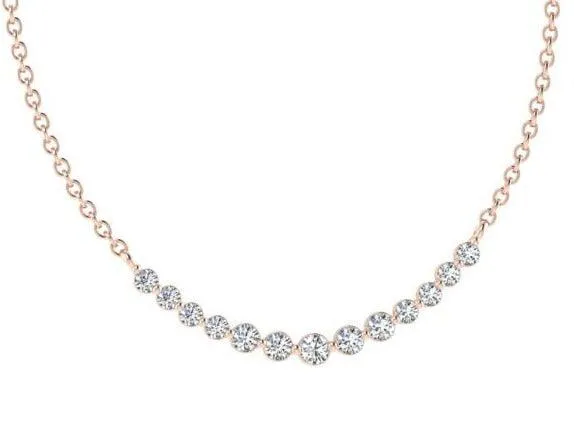 Graduated Diamond Necklace