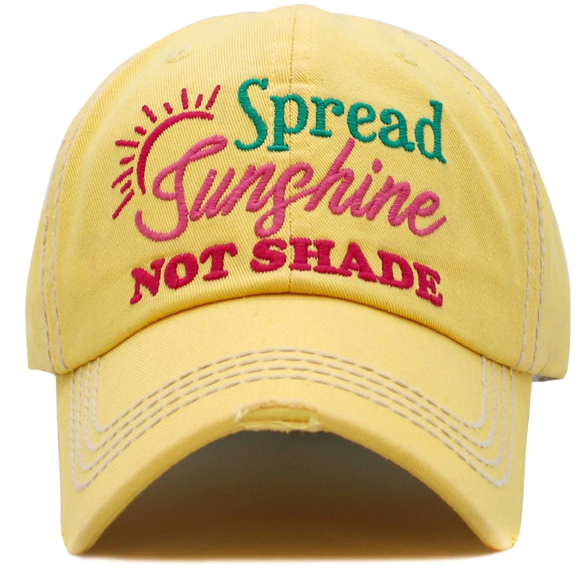 KBV1571 Spread Sunshine Washed Vintage Ballcap