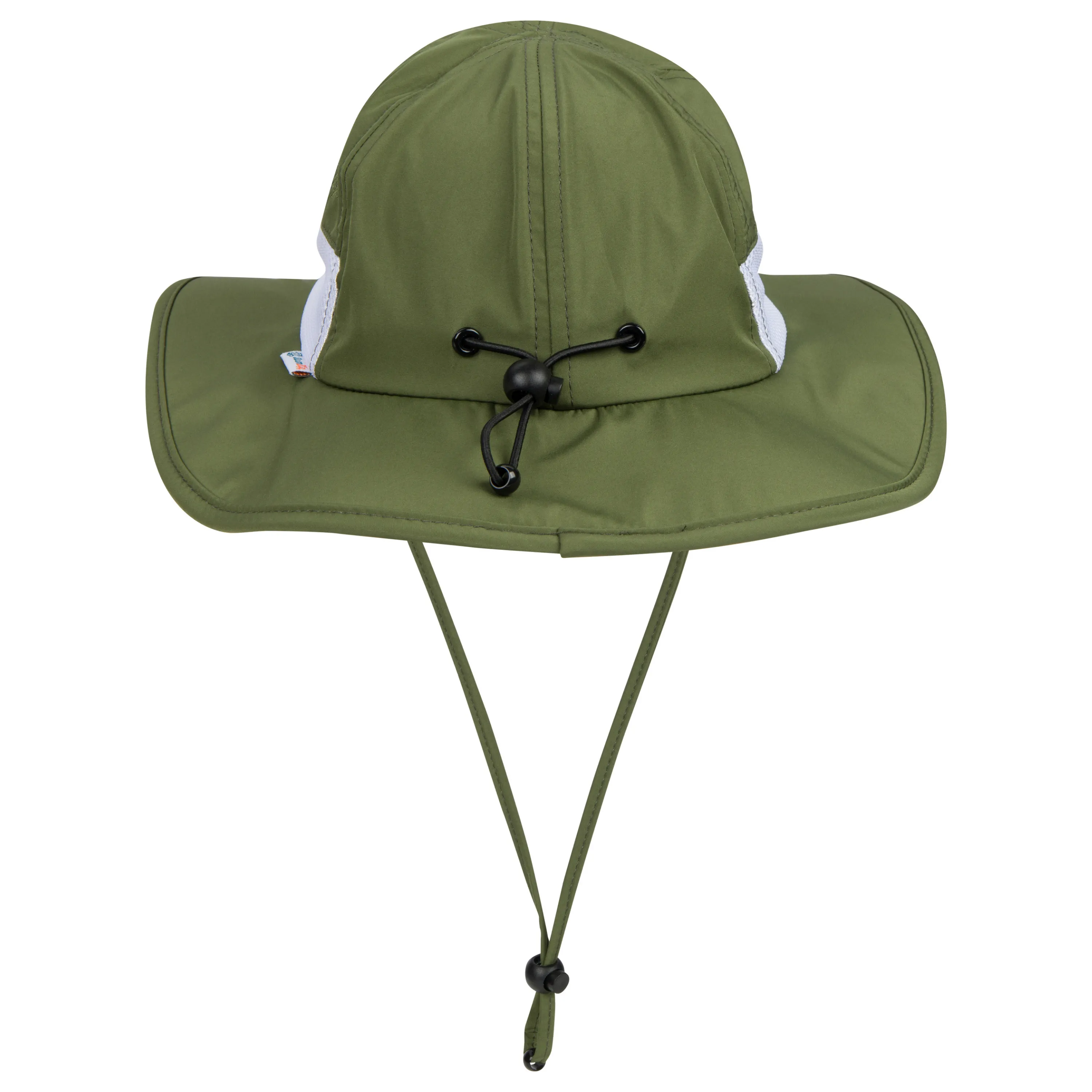 Kids Wide Brim Sun Hat "Fun Sun Day Play Hat" - Olive