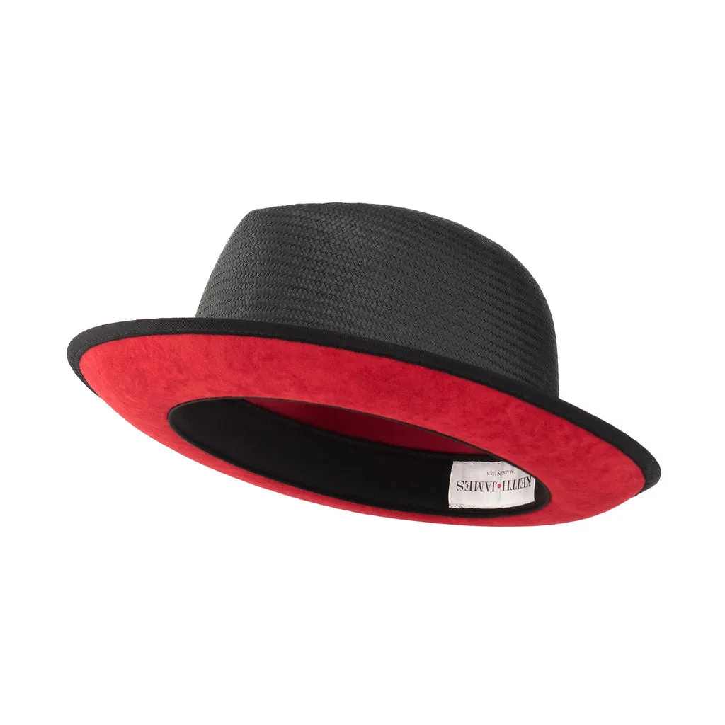 King (Jet Black Straw) Hat