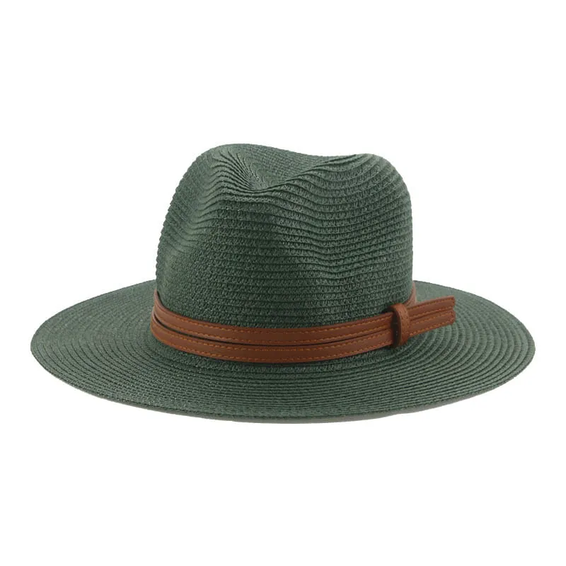 Lorient Summer Straw Fedora Hat