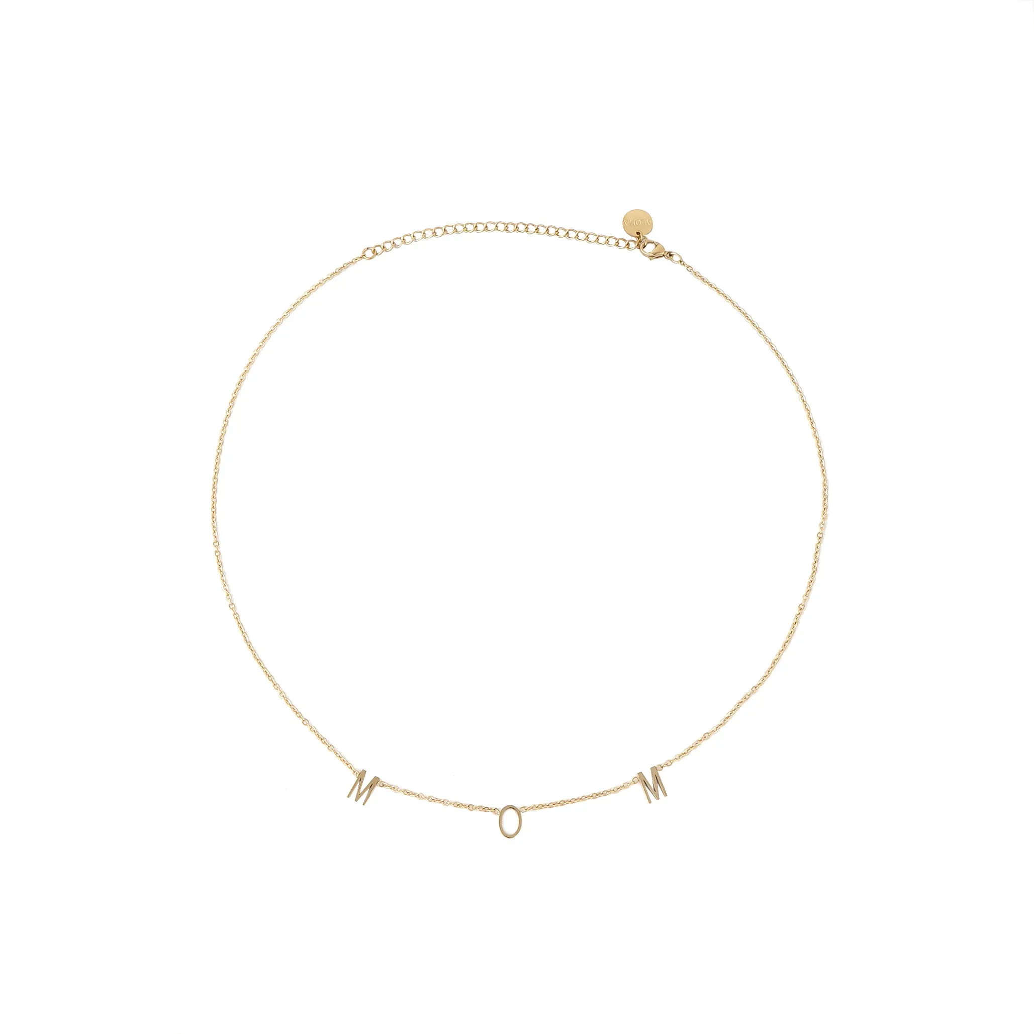 Mom Space Necklace, Gold