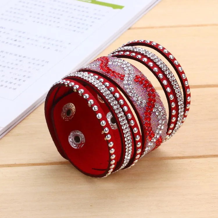 New Unisex Multilayer Leather Bracelet Christmas Gift Charm Bracelets Vintage Jewelry For Women Pulsera