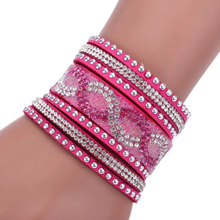 New Unisex Multilayer Leather Bracelet Christmas Gift Charm Bracelets Vintage Jewelry For Women Pulsera