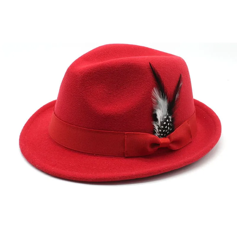 Nimes Feathers Trilby Hat