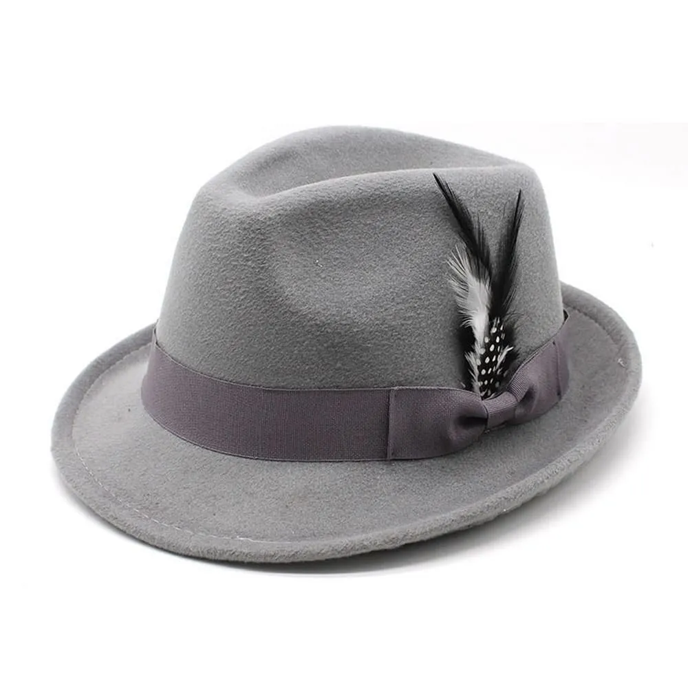 Nimes Feathers Trilby Hat