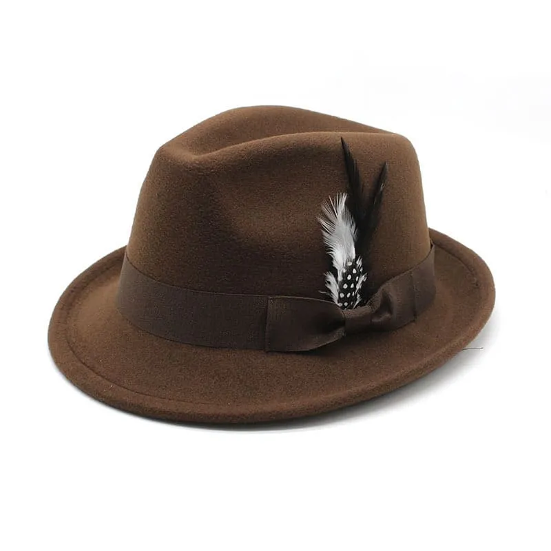 Nimes Feathers Trilby Hat