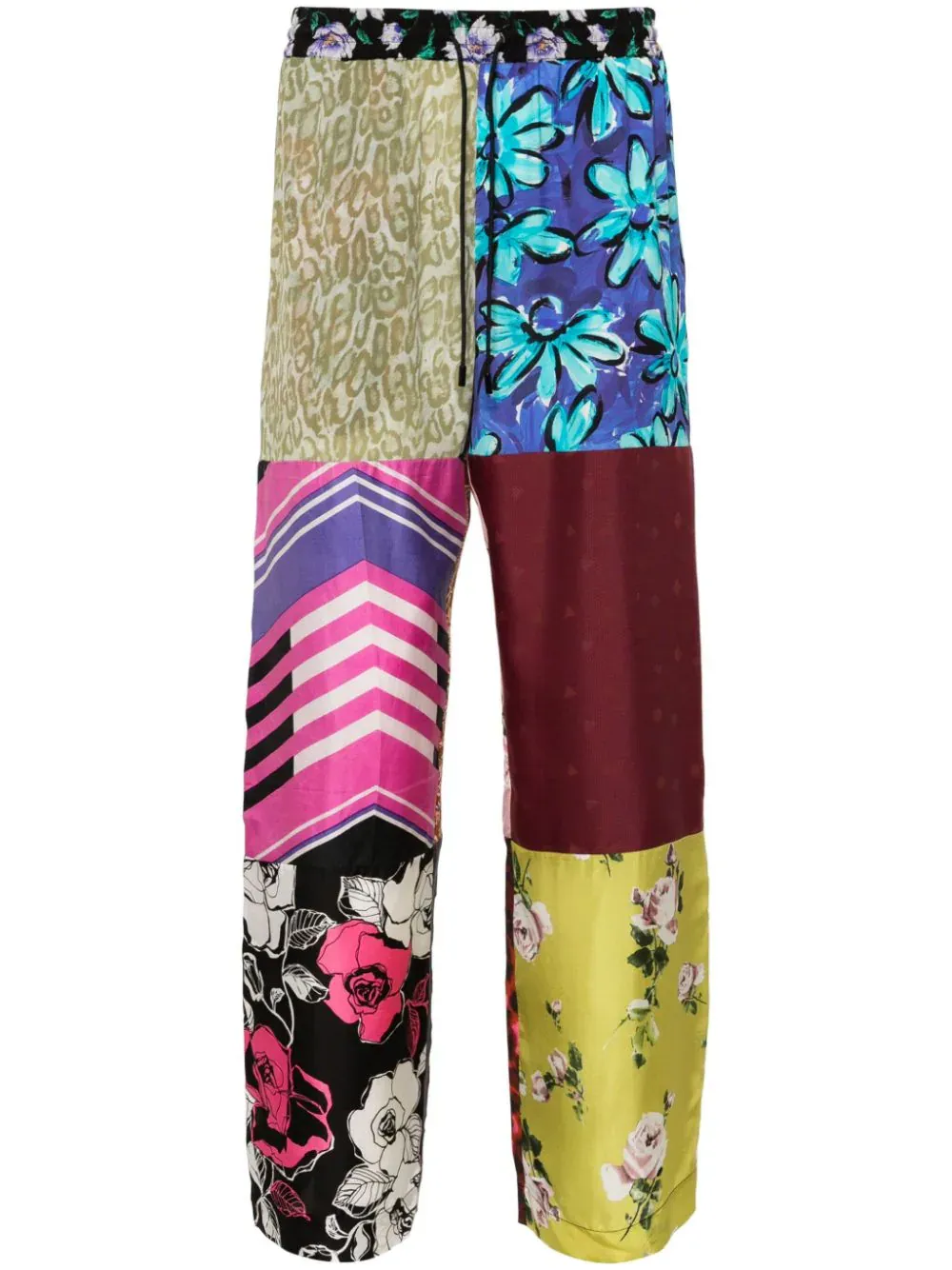 Regenerated Silk Scarves Pants