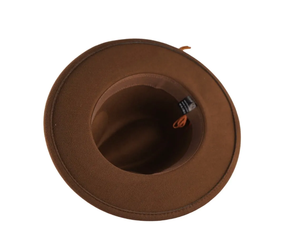 Rivet Fedora - Brown