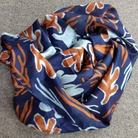 SILK SCARF DEEP SEA