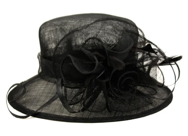 Sinamay Fascinator Cloche Hat