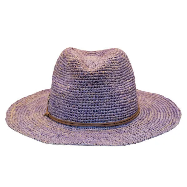 Sun 'N' Sand - Raffia Wide Brim Fedora Hat