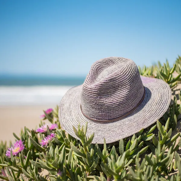 Sun 'N' Sand - Raffia Wide Brim Fedora Hat