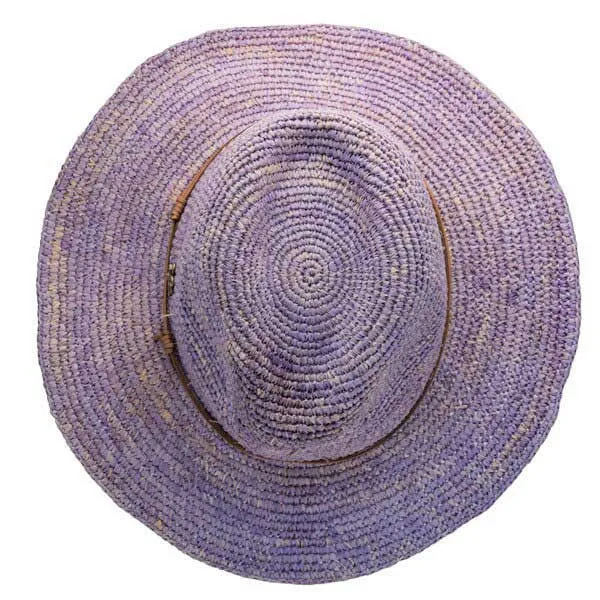 Sun 'N' Sand - Raffia Wide Brim Fedora Hat