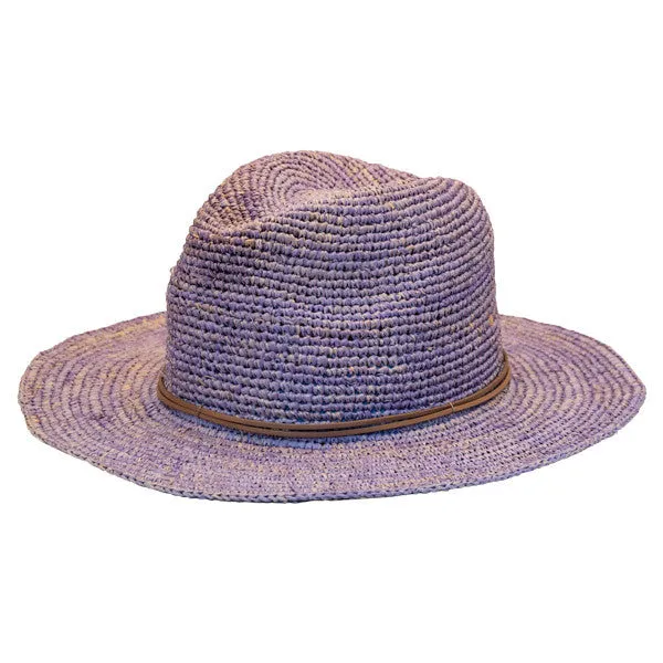 Sun 'N' Sand - Raffia Wide Brim Fedora Hat