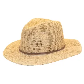 Sun 'N' Sand - Raffia Wide Brim Fedora Hat