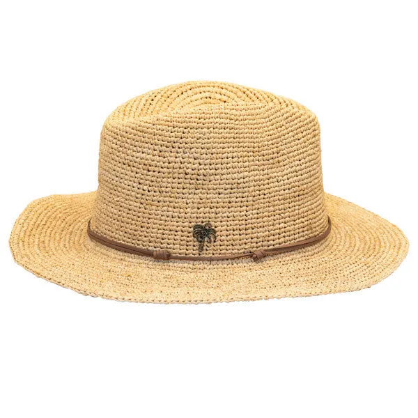 Sun 'N' Sand - Raffia Wide Brim Fedora Hat