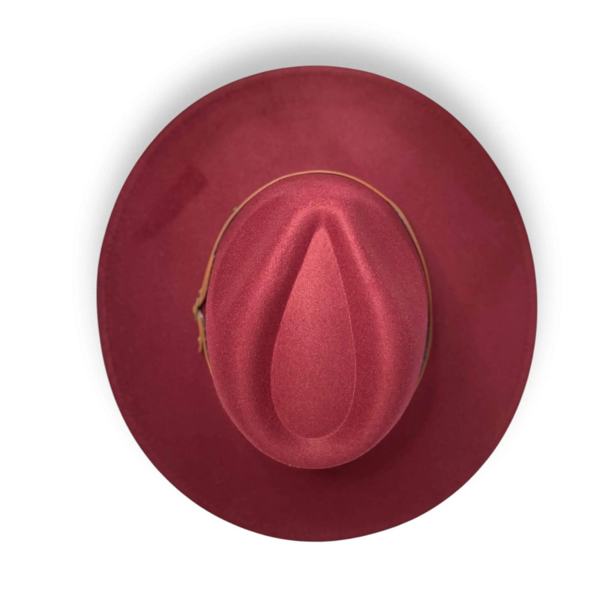 Wide Brim Buckle Fedora Fashion Hats