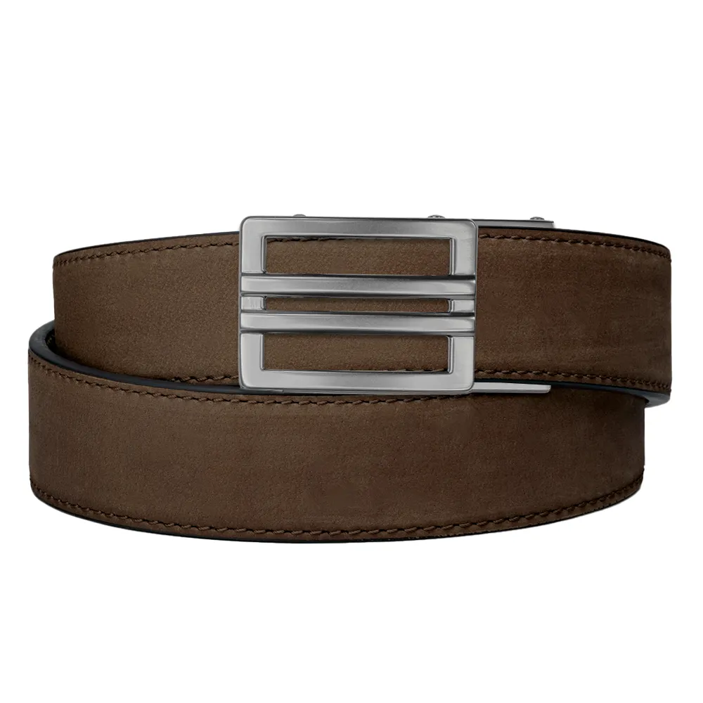 X1 BUCKLE | BUFFALO LEATHER GUN BELT 1.5"