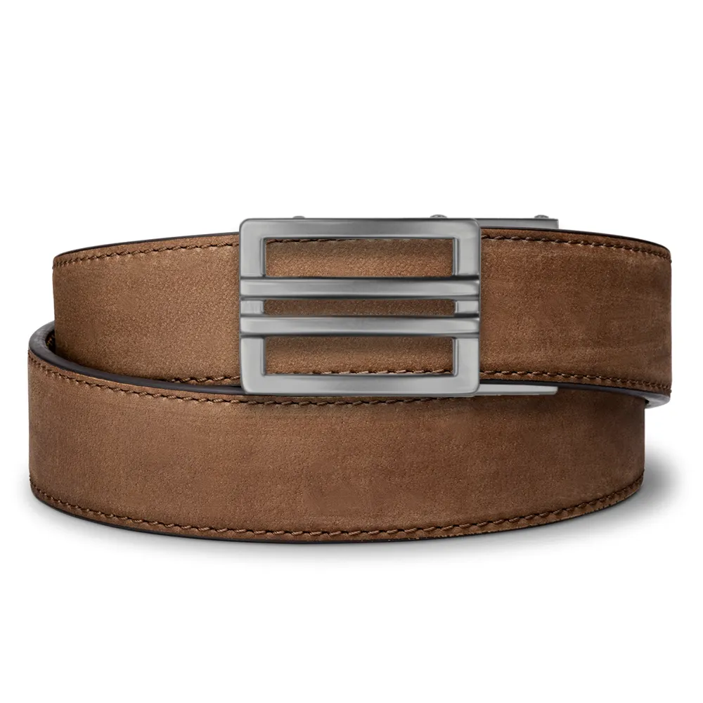 X1 BUCKLE | BUFFALO LEATHER GUN BELT 1.5"